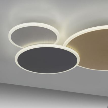 Paul Neuhaus 8007-70 - LED Zatemnitvena stropna svetilka Q-PIATO LED/35W/230V 2700-5000K Wi-Fi + Daljinski upravljalnik