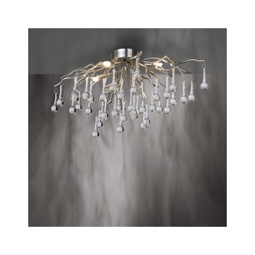 Paul Neuhaus 8090-55 - Nadgradni lestenec ICICLE 4xG9/40W/230V 30x60 cm sijajni krom