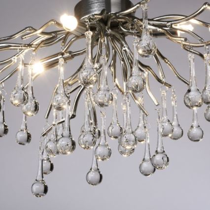 Paul Neuhaus 8090-55 - Nadgradni lestenec ICICLE 4xG9/40W/230V 30x60 cm sijajni krom