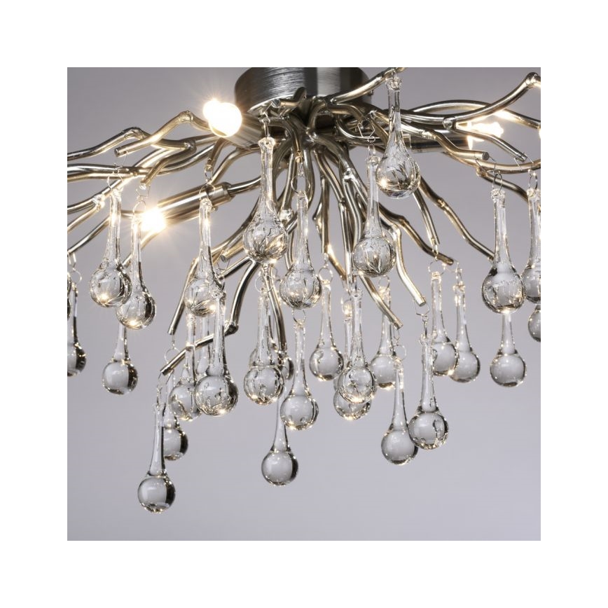 Paul Neuhaus 8090-55 - Nadgradni lestenec ICICLE 4xG9/40W/230V 30x60 cm sijajni krom