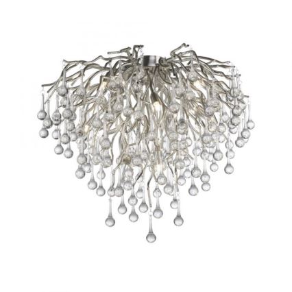 Paul Neuhaus 8091-55 - Nadgradni lestenec ICICLE 9xG9/40W/230V pr. 50 cm sijajni krom