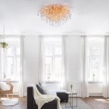 Paul Neuhaus 8092-11 - Nadgradni lestenec ICICLE 14xG9/40W/230V pr. 100 cm medenina
