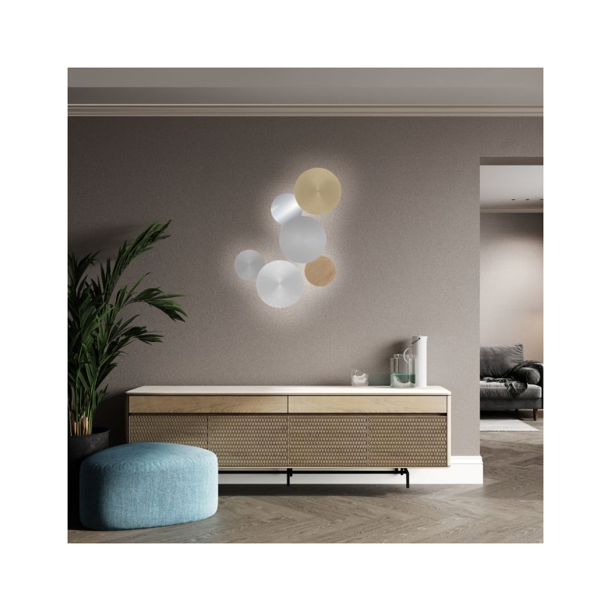 Paul Neuhaus 8152-79 - LED Zatemnitvena stenska svetilka PUNTUA LED/1W/3,7V 2200 mAh + Daljinski upravljalnik