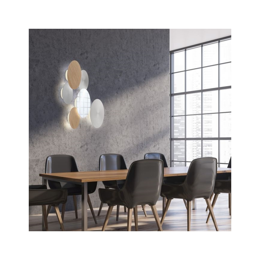Paul Neuhaus 8153-79 - LED Zatemnitvena stenska svetilka PUNTUA LED/1,3W/3,7V 2200 mAh + Daljinski upravljalnik