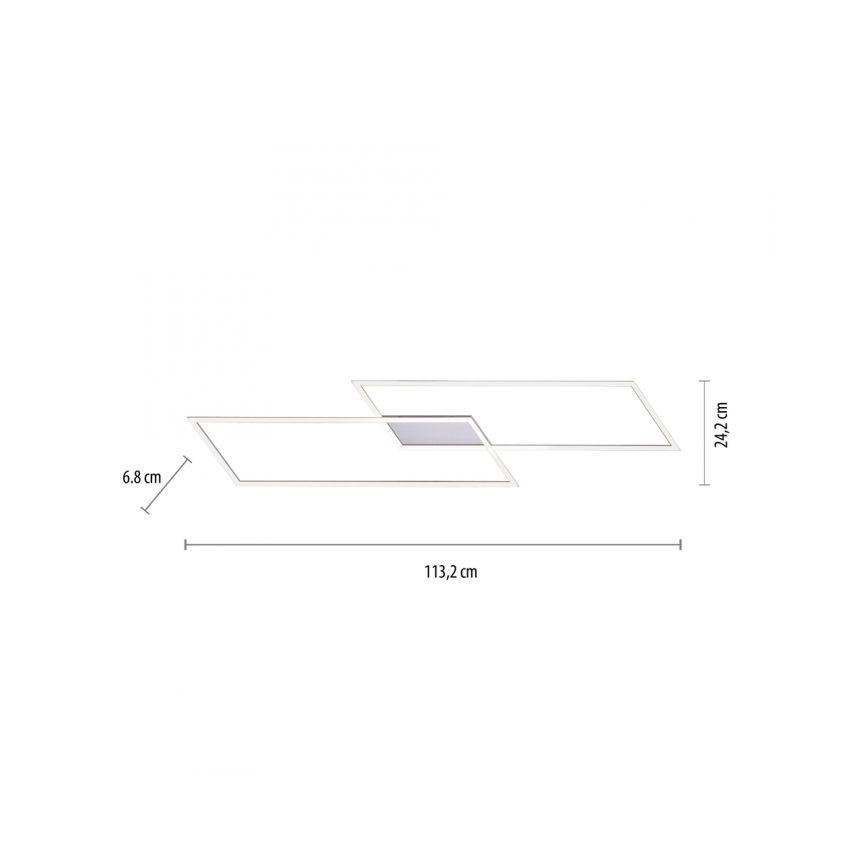 Paul Neuhaus 8194-55 - LED Zatemnitveni nadgradni lestenec INIGO 2xLED/20W/230V