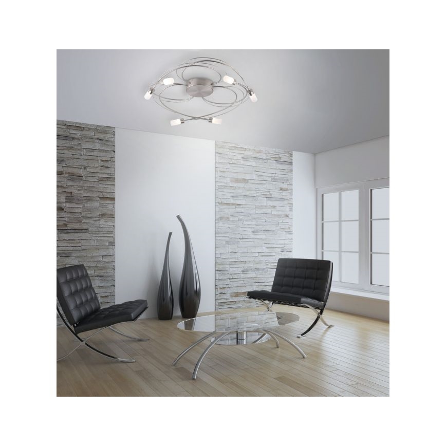 Paul Neuhaus 8250-55 - LED Zatemnitveni lestenec NELIA 6xLED/3W/230V