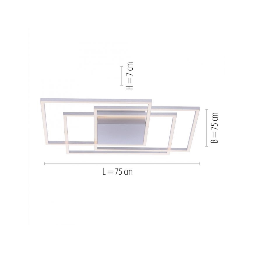 Paul Neuhaus 8256-55 - LED Zatemnitvena stropna svetilka INIGO 3xLED/16W/230V