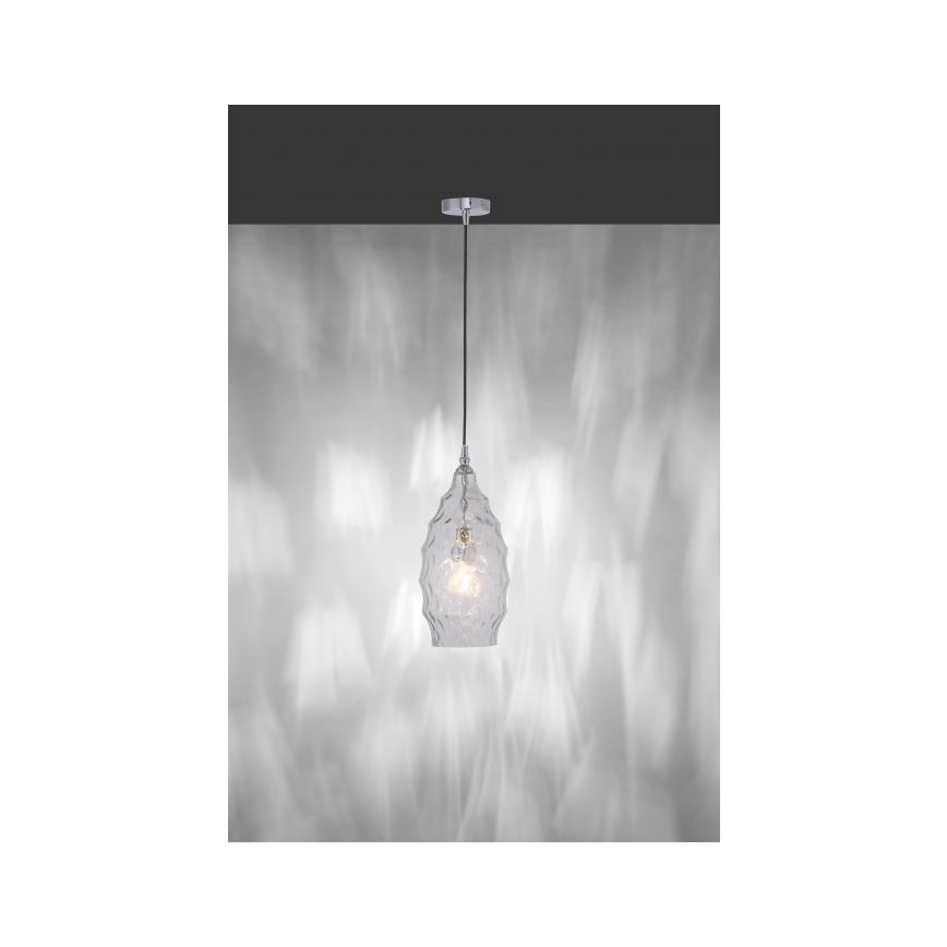 Paul Neuhaus 8267-00 - Lestenec na vrvici SCARLETT 1xE27/60W/230V pr. 19 cm prozorna