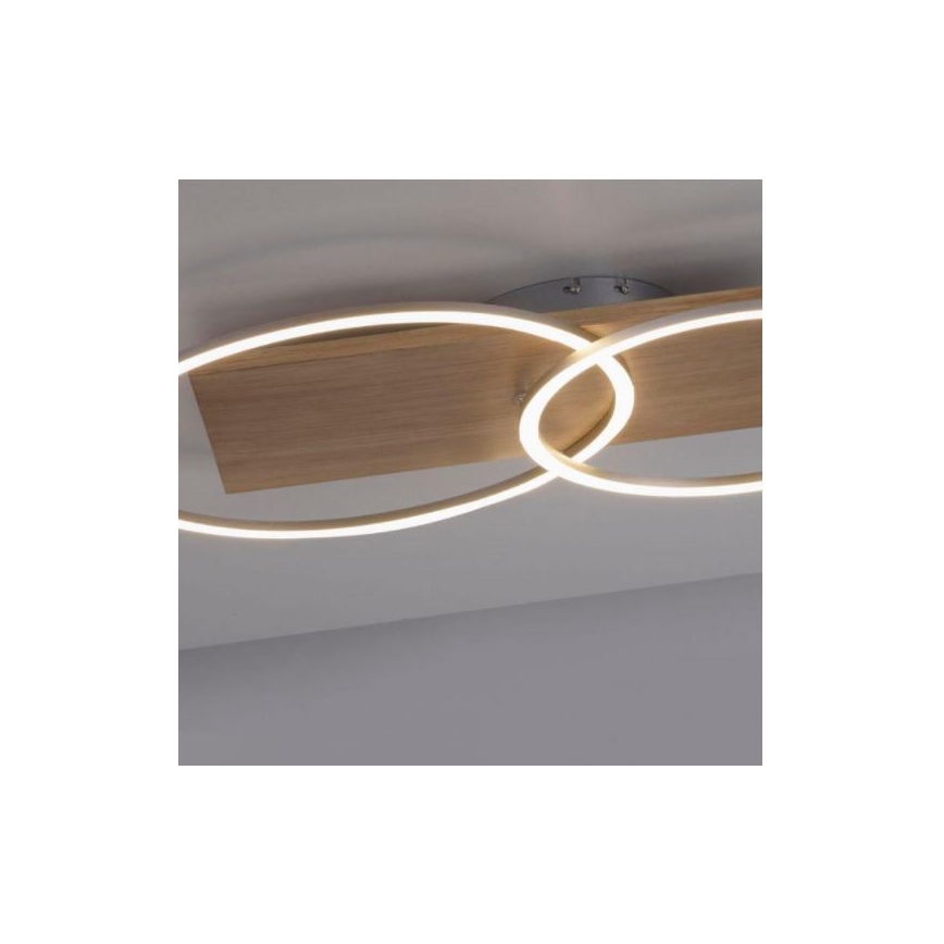 Paul Neuhaus 8329-79 - LED Zatemnitveni nadgradni lestenec PALMA LED/26W/230V 2700-5000K bor + Daljinski upravljalnik