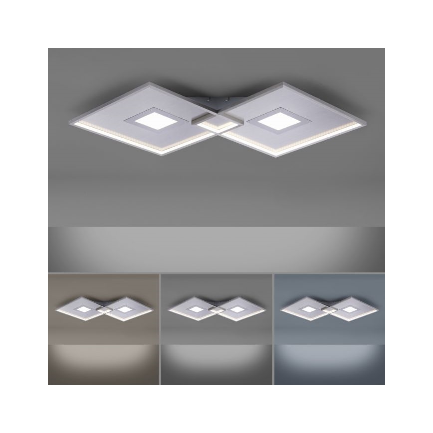 Paul Neuhaus 8378-55 - LED Zatemnitvena stropna svetilka AMARA LED/45W/230V sijajni krom + Daljinski upravljalnik