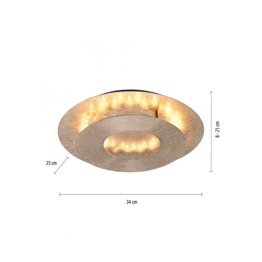 Paul Neuhaus 9011-12 - LED Stropna svetilka NEVIS LED/6W/230V zlata