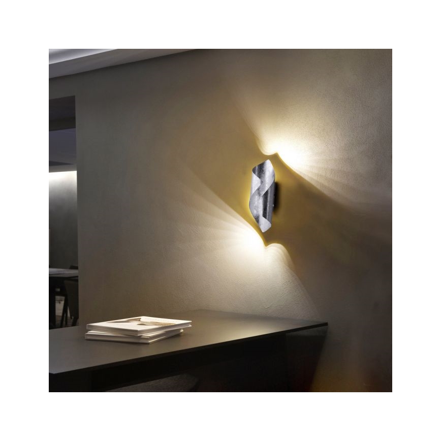 Paul Neuhaus 9030-21 - LED Stenska svetilka NEVIS LED/6W/230V srebrna