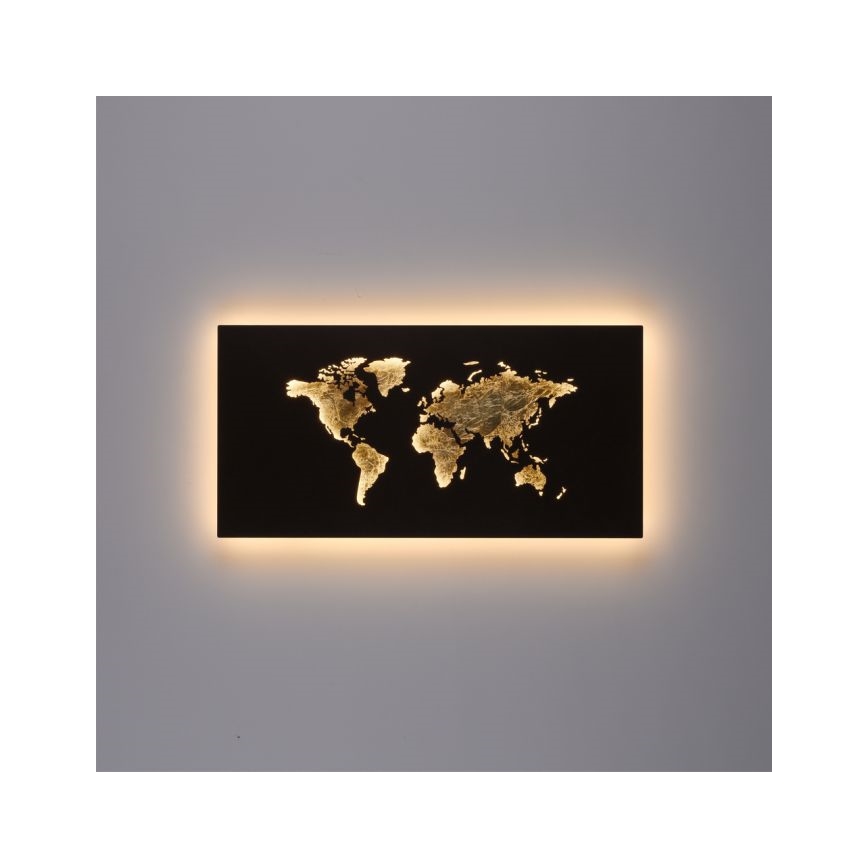 Paul Neuhaus 9056-48 - LED Stenska okrasna svetilka MAP LED/25W/230V 3000K