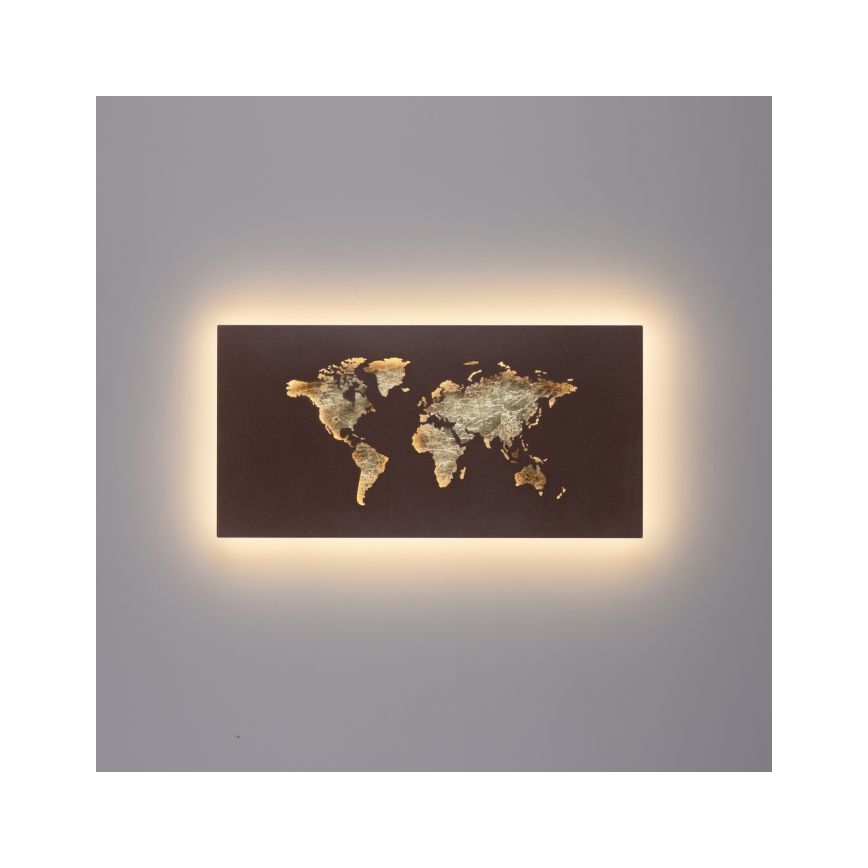 Paul Neuhaus 9056-48 - LED Stenska okrasna svetilka MAP LED/25W/230V 3000K