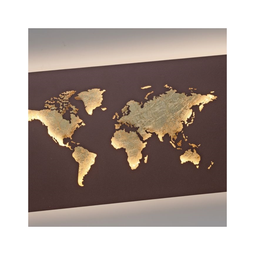 Paul Neuhaus 9056-48 - LED Stenska okrasna svetilka MAP LED/25W/230V 3000K
