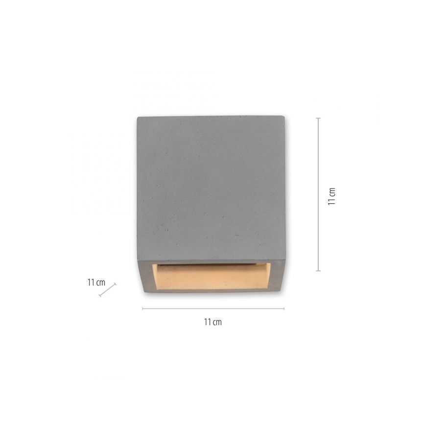 Paul Neuhaus 9069-22 - Stenska svetilka ETON 1xG9/25W/230V beton