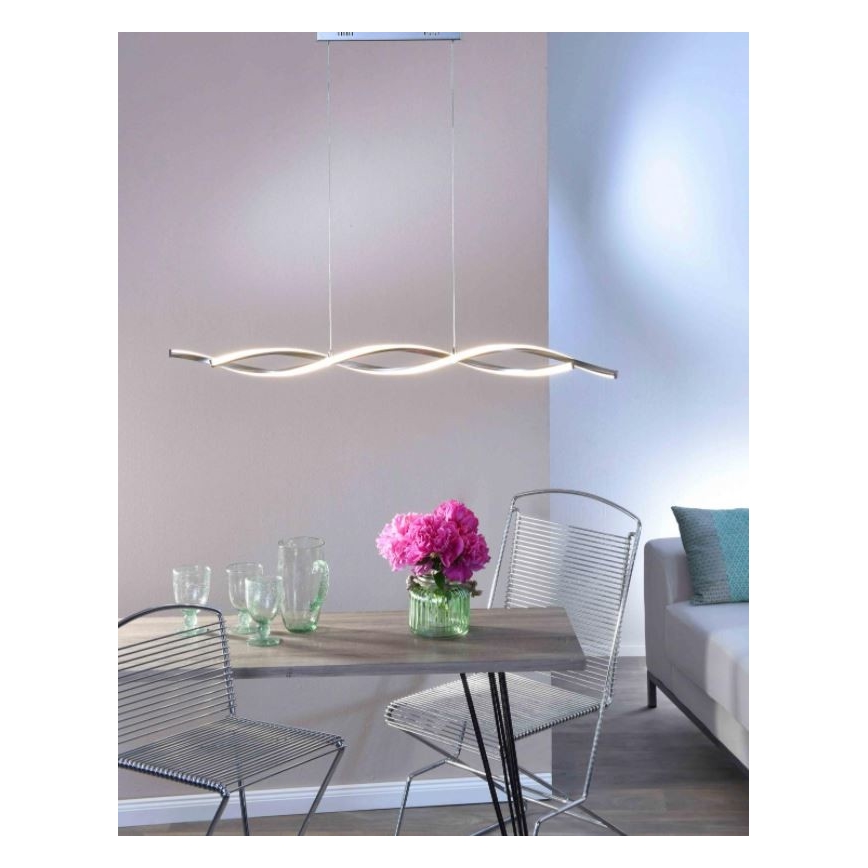 Paul Neuhaus 9142-55 - LED Zatemnitveni lestenec na vrvici POLINA 2xLED/10,2W/230V