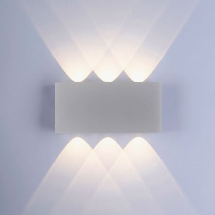 Paul Neuhaus 9488-21 - LED Zunanja stenska svetilka CARLO 6xLED/0,8W/230V IP54