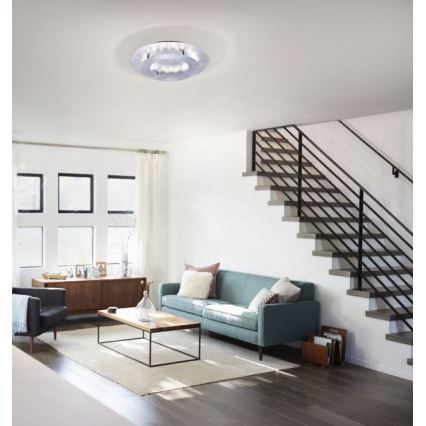 Paul Neuhaus 9620-21 - LED Stropna svetilka NEVIS LED/18W/230V srebrna