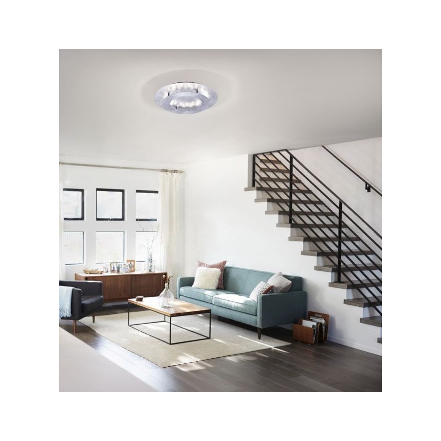 Paul Neuhaus 9620-21 - LED Stropna svetilka NEVIS LED/18W/230V srebrna