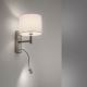 Paul Neuhaus 9646-55 - LED Stenska svetilka ROBIN 1xE27/40W/230V + LED/2,1W bela