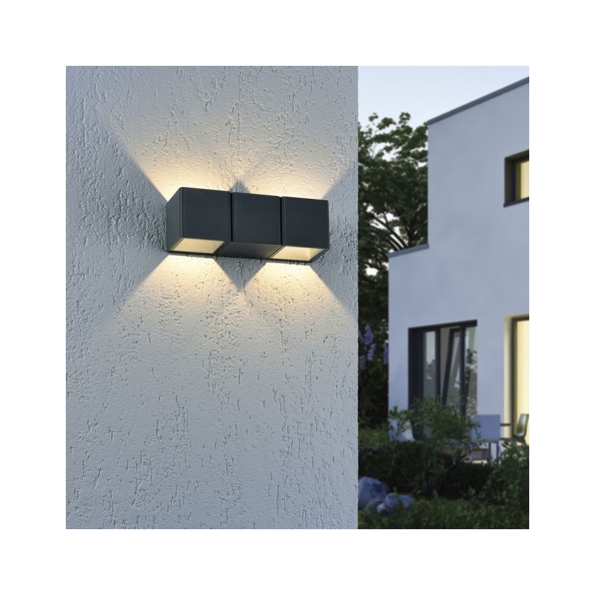 Paul Neuhaus 9658-13 - LED Zunanja stenska svetilka MARCEL 2xLED/4W/230V IP54