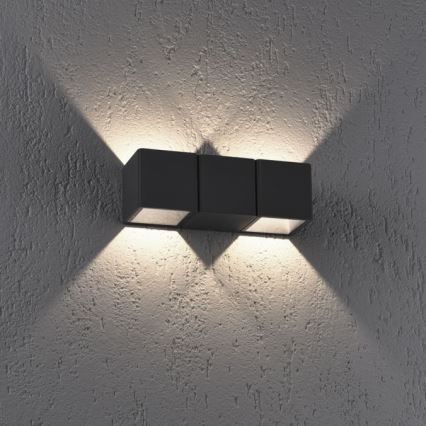 Paul Neuhaus 9658-13 - LED Zunanja stenska svetilka MARCEL 2xLED/4W/230V IP54