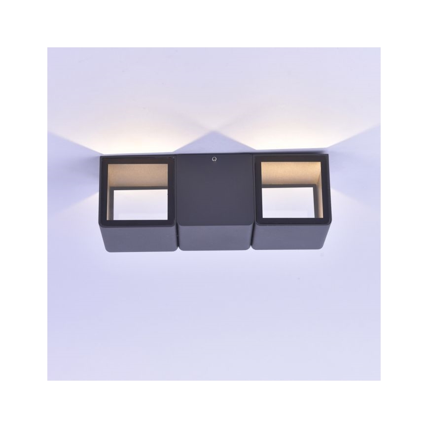 Paul Neuhaus 9658-13 - LED Zunanja stenska svetilka MARCEL 2xLED/4W/230V IP54