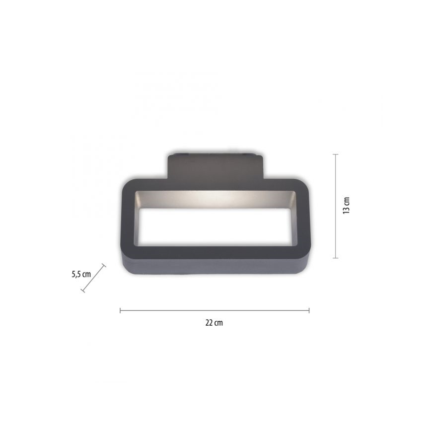 Paul Neuhaus 9668-13 - LED Zunanja stenska svetilka HENDRIK LED/5,2W/230V IP54