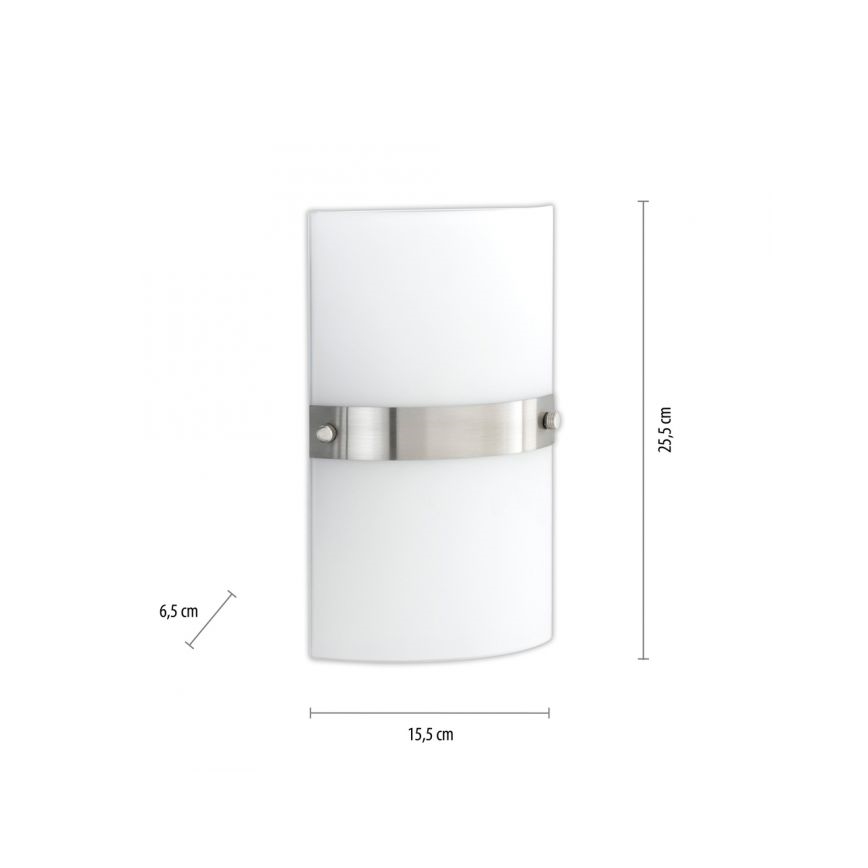 Paul Neuhaus 9846-55 - Stenska svetilka SQUARE 2xE14/40W/230V