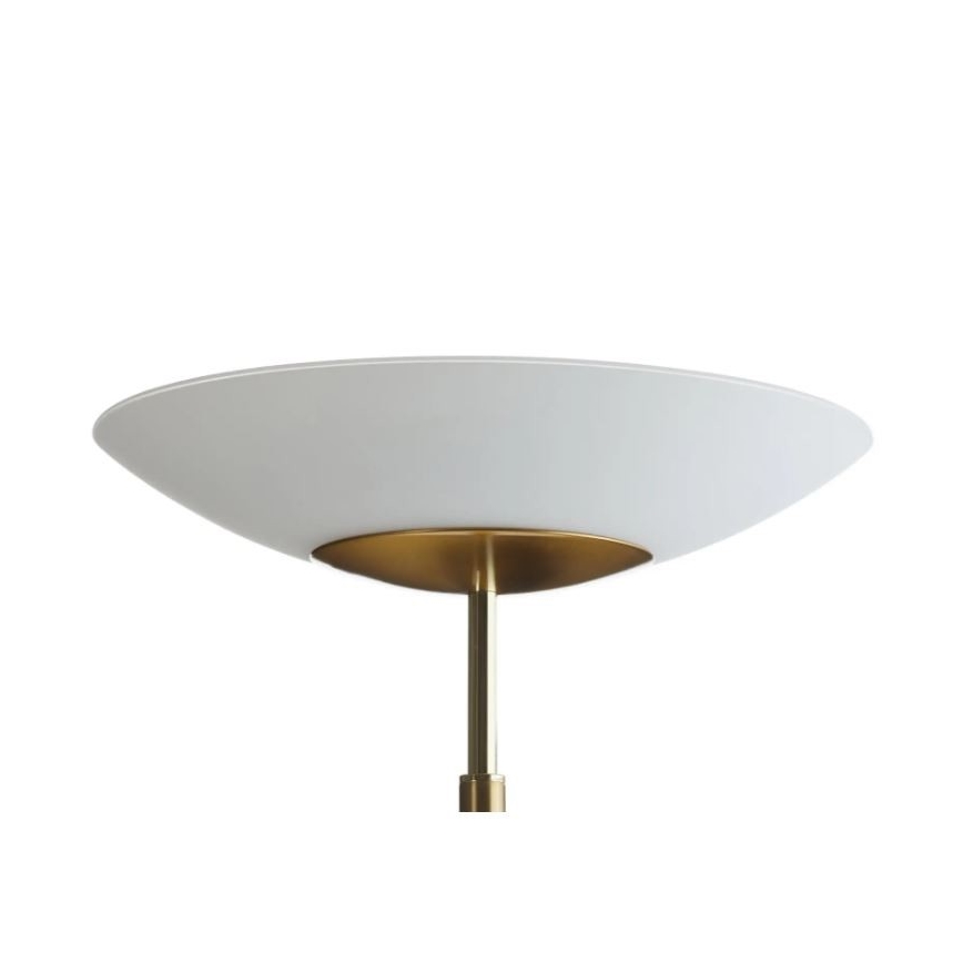 Paul Neuhaus - 655-60 - LED Zatemnitvena talna svetilka ALFRED 1xLED/28W/230V+1xLED/4W/230V medenina