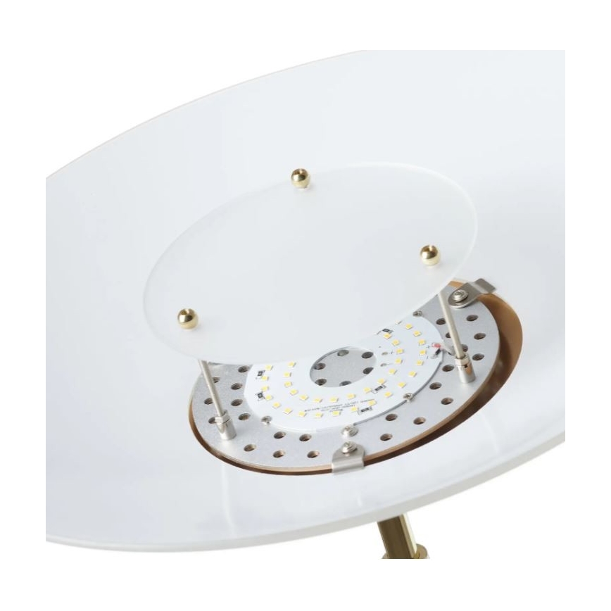 Paul Neuhaus - 655-60 - LED Zatemnitvena talna svetilka ALFRED 1xLED/28W/230V+1xLED/4W/230V medenina