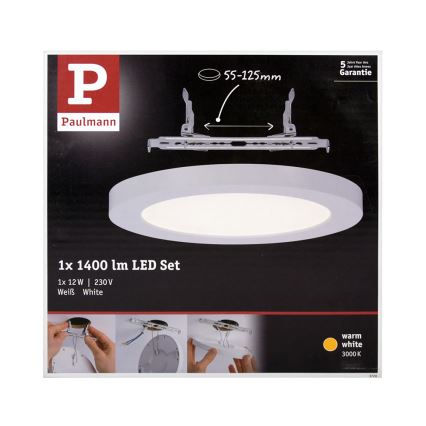 Paulmann 3726 - LED/12W Vgradna svetilka PROMO 230V