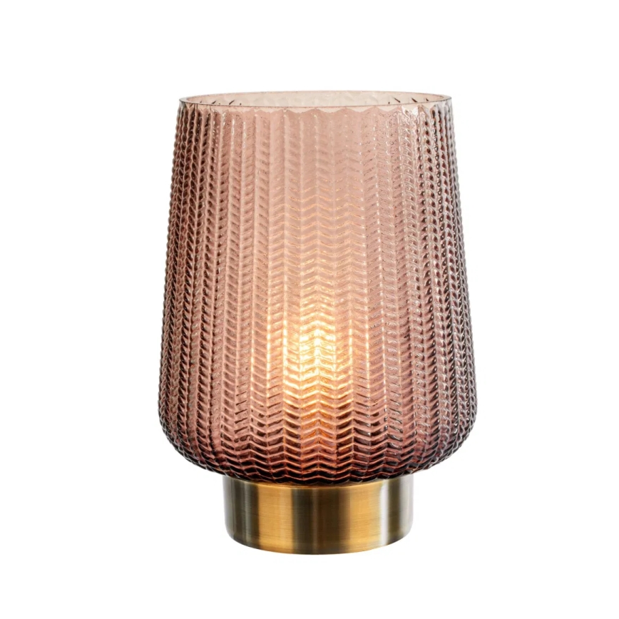 Paulmann 48137 - LED-1xE27/0,8W Namizna svetilka GLAMOUR 3xAA/4,5V roza