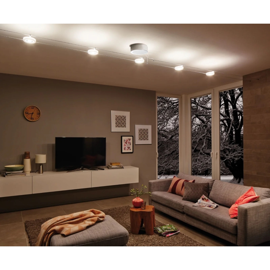 Paulmann 50109 - SET 4xLED/4,4W Zatemnitveni reflektor za tračni sistem SMART DISC 230V