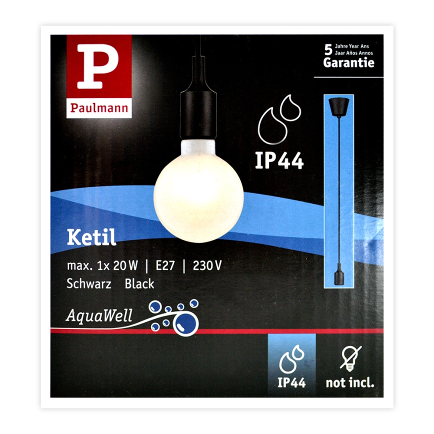 Paulmann 50346 - Napajalni kabel NEORDIC 1xE27/20W/230V IP44