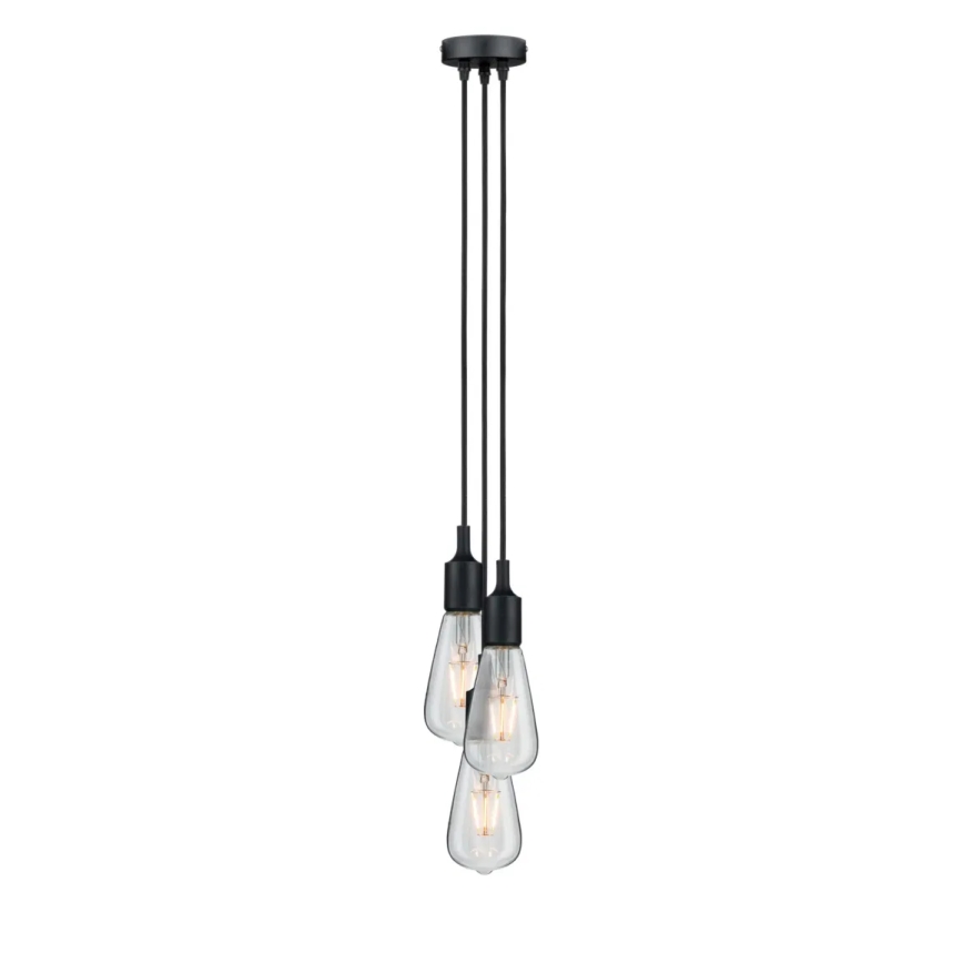 Paulmann 50382 - 3xE27/60W Napajalni kabel KETIL 230V