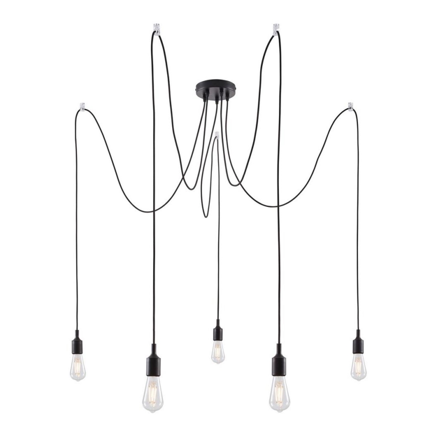 Paulmann 50389 - Lestenec na vrvici NEORDIC 5xE27/20W/230V pajek