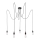 Paulmann 50389 - Lestenec na vrvici NEORDIC 5xE27/20W/230V pajek