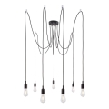 Paulmann 50390 - Lestenec na vrvici NEORDIC 7xE27/20W/230V pajek