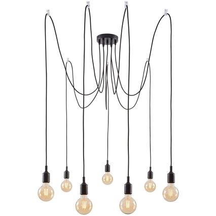 Paulmann 50390 - Lestenec na vrvici NEORDIC 7xE27/20W/230V pajek