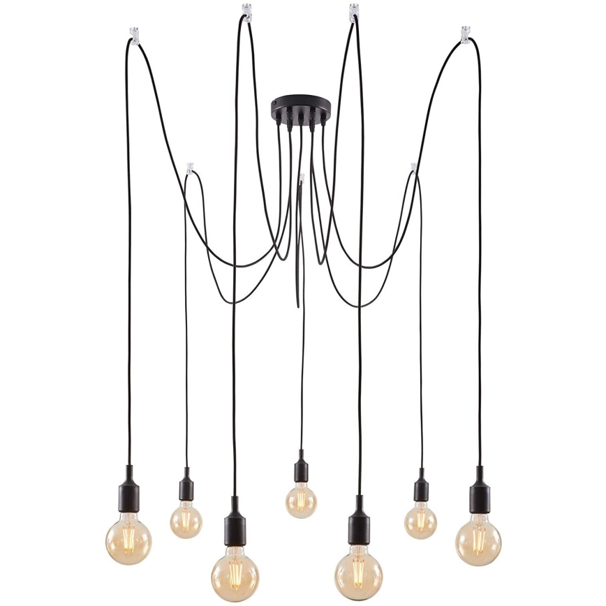 Paulmann 50390 - Lestenec na vrvici NEORDIC 7xE27/20W/230V pajek