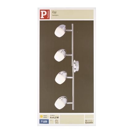 Paulmann 60331 - 4xLED/4,2W Reflektor EGG 230V