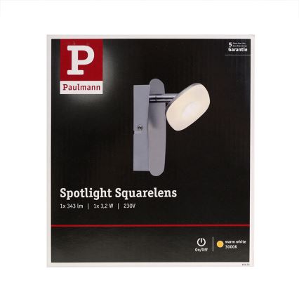 Paulmann 66650 - LED Reflektor SQUARELENSE LED/3,2W/230V