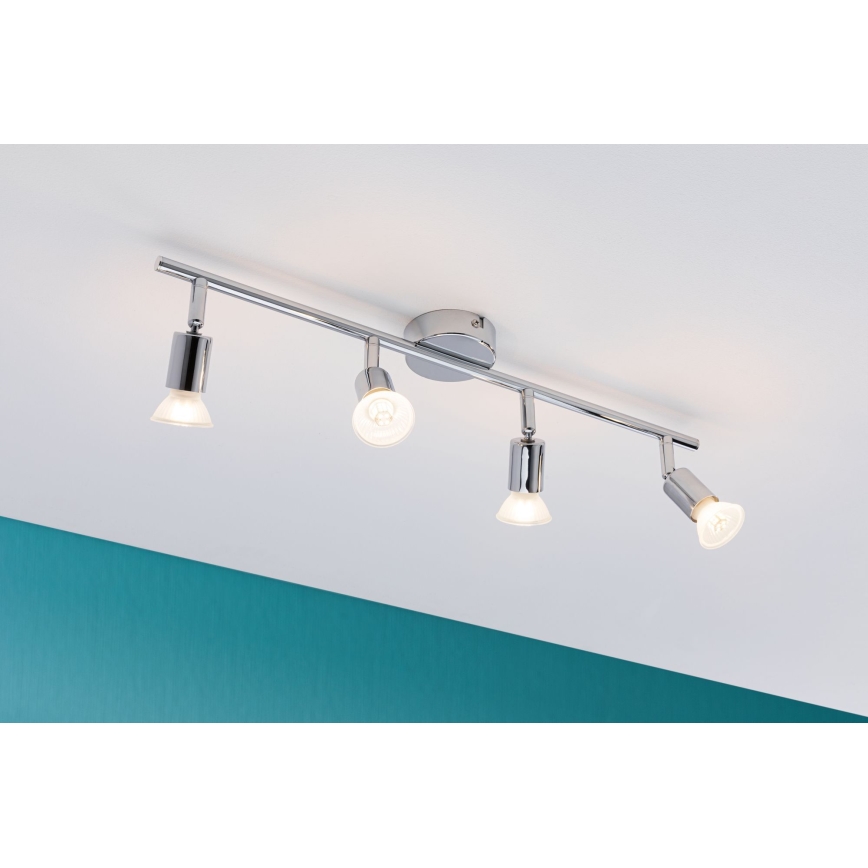 Paulmann 66753 - 4xGU10/10W IP44 Kopalniški reflektor CAROLINA 230V