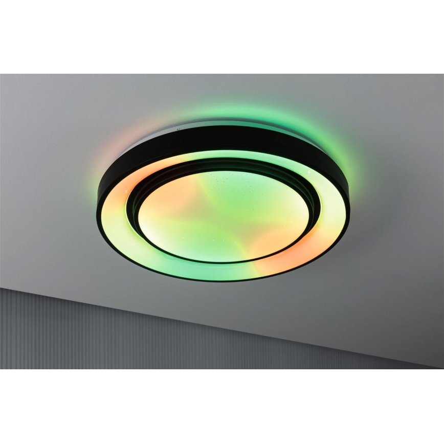 Paulmann 70545 - LED RGBW/38,5W Zatemnitvena stropna svetilka RAINBOW 230V 3000-6500K + Daljinski upravljalnik
