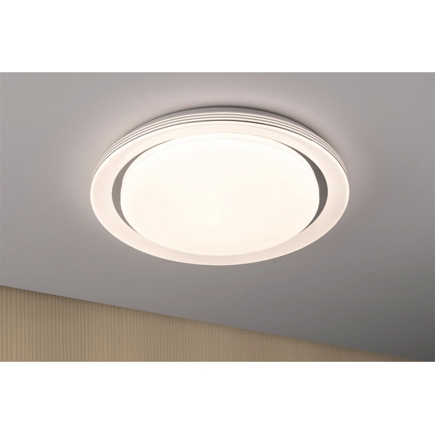 Paulmann 70547 - LED RGBW/38,5W Zatemnitvena stropna svetilka RAINBOW 230V 3000-6500K + Daljinski upravljalnik