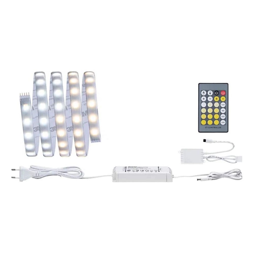 Paulmann 70623 - LED/10W IP44 Zatemnitveni kopalnišnki trak MAXLED 1,5 m 2700-6500K 230V + Daljinski upravljalnik