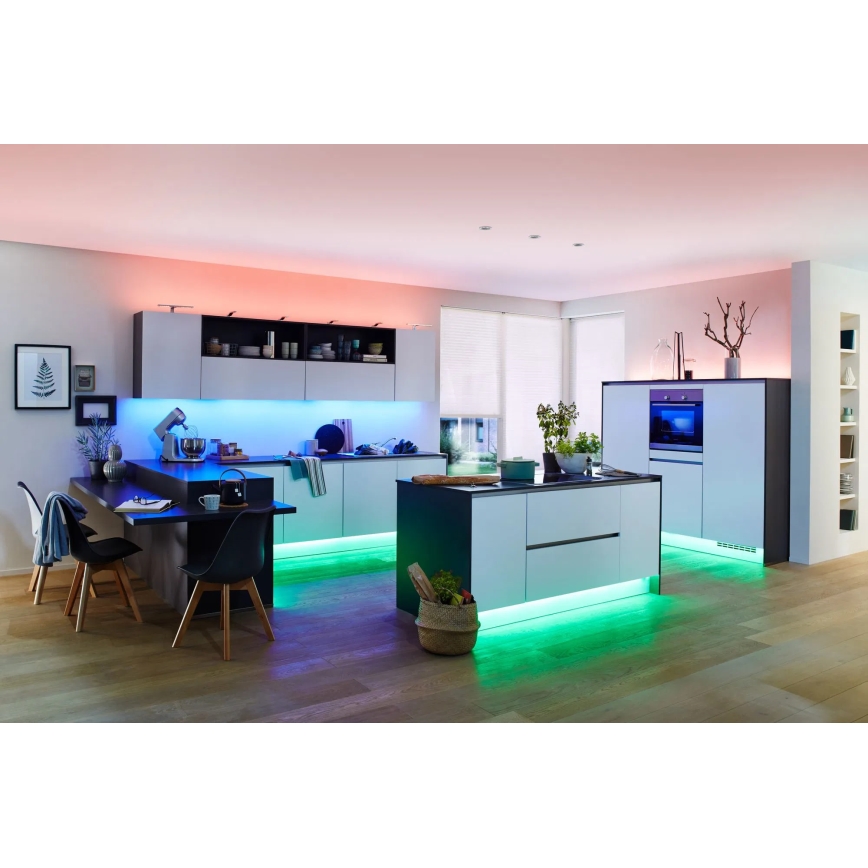 Paulmann 70627 - LED RGB/18W IP44 Zatemnitveni kopalniški trak MAXLED 1,5 m 230V + Daljinski upravljalnik
