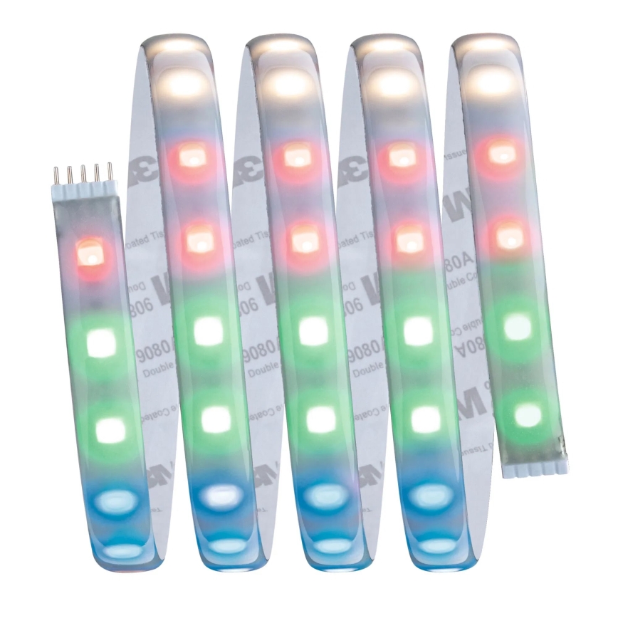 Paulmann 70627 - LED RGB/18W IP44 Zatemnitveni kopalniški trak MAXLED 1,5 m 230V + Daljinski upravljalnik